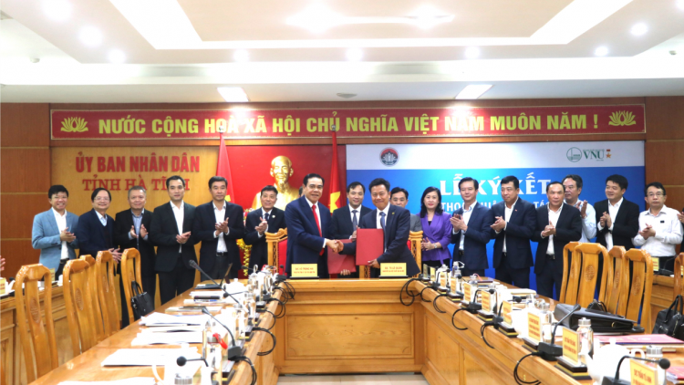 Đại học Quốc gia Hà Nội và tỉnh Hà Tĩnh hợp tác toàn diện trong nhiều lĩnh vực