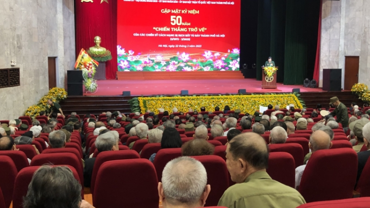 Kỷ niệm 50 năm chiến thắng trở về của các chiến sỹ cách mạng bị địch bắt tù đày (22/3/2023)