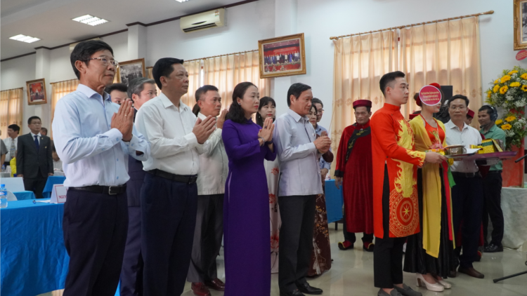 Long trọng lễ Giỗ Tổ Hùng Vương tại Lào (29/4/2023)