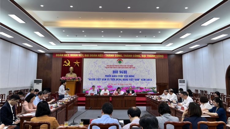 Đẩy mạnh triển khai cuộc vận động “Người Việt Nam ưu tiên dùng hàng Việt Nam" (06/4/2023)