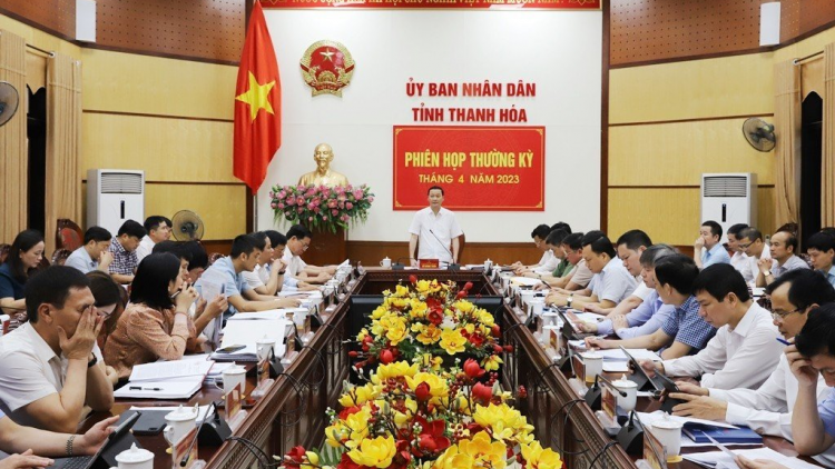 Thanh Hoá: Phê bình 7 đơn vị có tỷ lệ giải ngân vốn đầu tư công dưới 5% (25/4/2023)