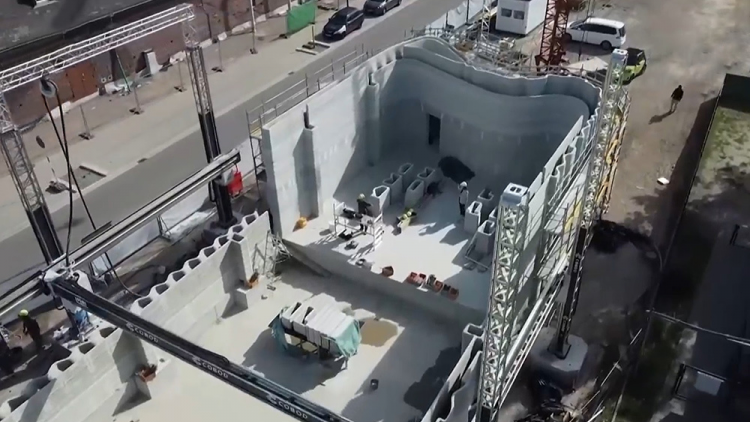 Tòa nhà in 3D lớn nhất châu Âu. (14/5/2023)