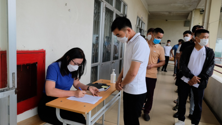 Hơn 5.500 lao động thi đợt 1, Kỳ thi tiếng Hàn năm 2023 tại Hà Nội (08/05/2023)