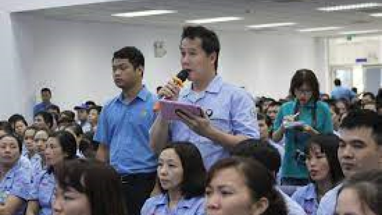 Công nhân được đối thoại với đại biểu quốc hội trong tháng 5 này (02/5/2023)