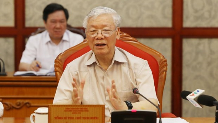 Tổng Bí thư Nguyễn Phú Trọng họp Bộ Chính trị, Ban Bí thư kỉ luật cán bộ (08/5/2023)
