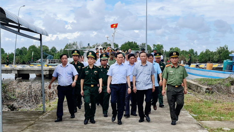 Phó Thủ tướng Trần Lưu Quang kiểm tra thực hiện IUU tại Cà Mau (26/6/2023)