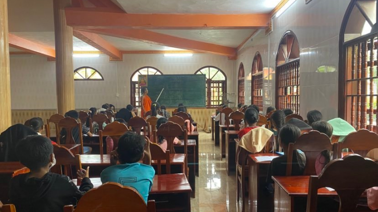 Mùa hè lên chùa học chữ (14/6/2023)