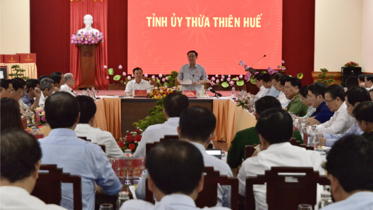 Chủ tịch Quốc hội: Xây dựng Thừa Thiên Huế là xứ sở của hạnh phúc và tràn đầy năng lượng (16/7/2023)