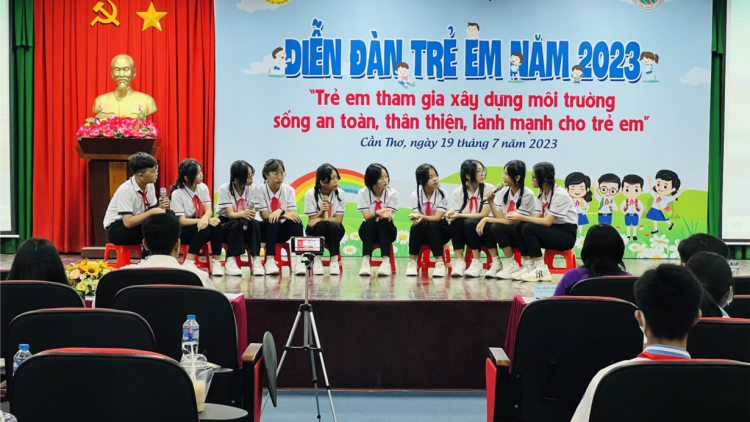 Môi trường sống an toàn dưới góc nhìn của trẻ em Cần Thơ (19/7/2023)