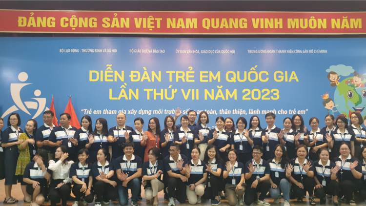Trẻ em tham gia xây dựng môi trường sống an toàn, thân thiện, lành mạnh cho trẻ em (7/8/2023)