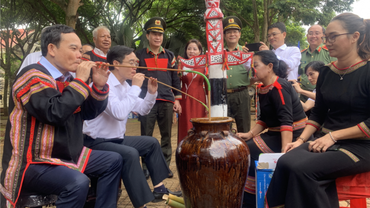 Phó Thủ tướng Trần Lưu Quang dự Ngày hội Toàn dân bảo vệ an ninh Tổ quốc tại Đắk Lắk (14/8/2023)