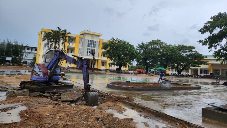 Quảng Ngãi khẩn trương sửa chữa trường lớp chuẩn bị năm học mới 2023- 2024 (23/8/2023)