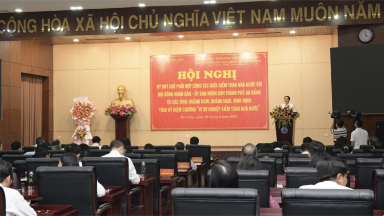 Kiểm toán nhà nước ký Quy chế phối hợp với Quảng Nam, Quảng Ngãi, Bình Định và Đà Nẵng (30/08/2023)