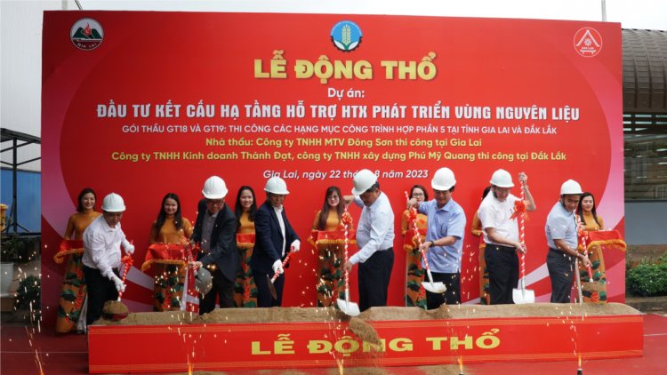 Triển khai dự án phát triển vùng nguyên liệu cà phê chất lượng cao tại vùng Tây Nguyên (22/8/2023)