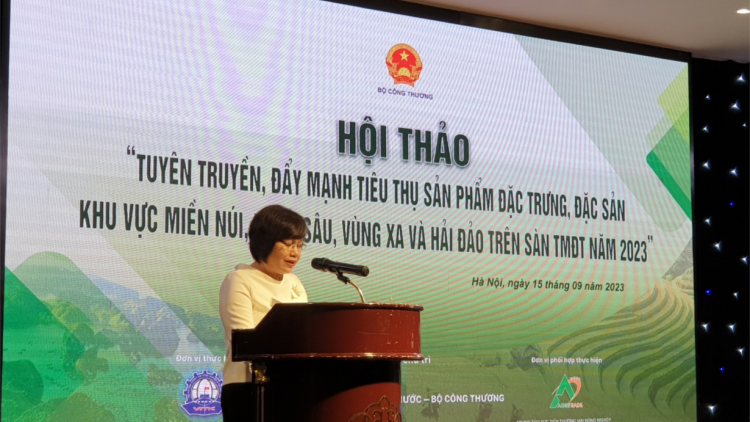 Đẩy mạnh tiêu thụ sản phẩm đặc sản khu vực miền núi, vùng sâu vùng xa, hải đảo trên sàn thương mại điện tử (15/09/2023)