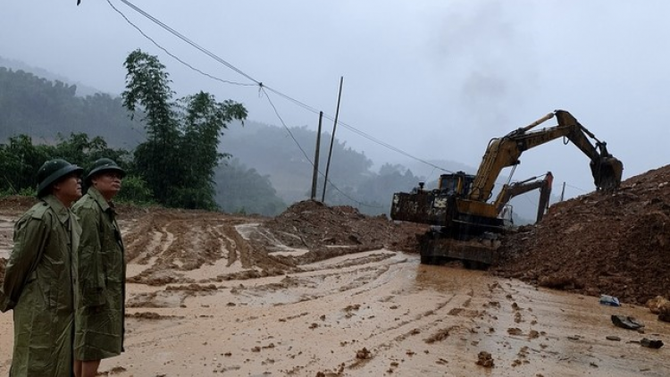 Thanh Hoá: Ứng phó nguy cơ lũ ống, lũ quét, sạt lở đất khu vực miền núi (28/9/2023)