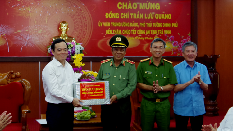 Phó Thủ tướng Chính phủ Trần Lưu Quang thăm, chúc Tết tại Trà Vinh (19/01/2024)