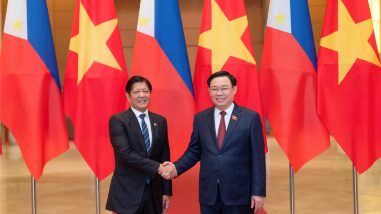 Chủ tịch Quốc hội Vương Đình Huệ hội kiến Tổng thống Philippines Ferdinand Romualdez Marcos Jr (30/01/2024)