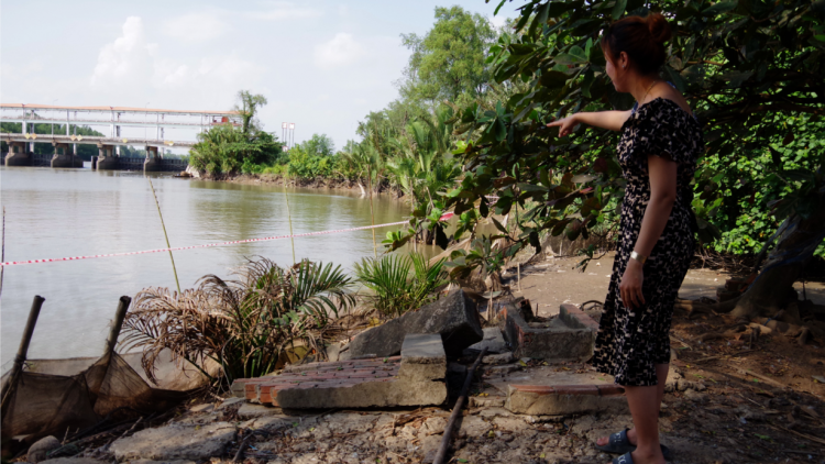 Công bố tình huống khẩn cấp sự cố sạt lở bờ sông tại huyện Cầu Ngang, Trà Vinh ​(02/1/2023)