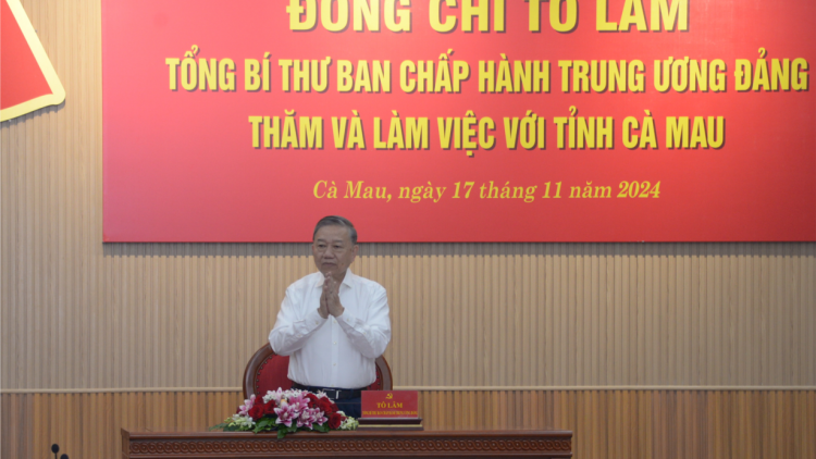 THỜI SỰ 18H CHIỀU 17/11/2024: Tổng Bí thư Tô Lâm làm việc với Ban Thường vụ Tỉnh ủy Cà Mau.