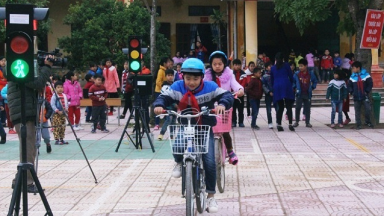 Tăng cường giáo dục an toàn giao thông cho học sinh (08/11/2024)