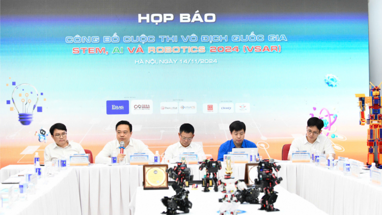 Khởi động Cuộc thi Vô địch Quốc gia STEM, AI và Robotics 2024 (14/11/2024)