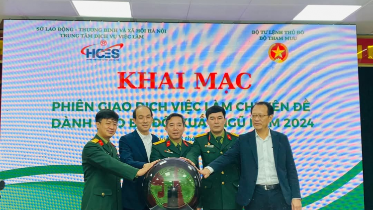 Hơn 2.500 chỉ tiêu việc làm, học nghề, xuất khẩu lao động dành cho bộ đội xuất ngũ (29/12/2024)