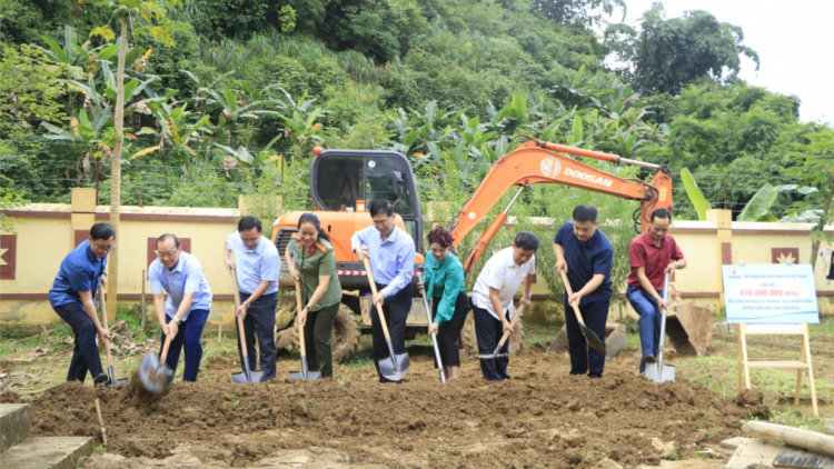 Petrovietnam khởi công xây dựng nhà nội trú cho học sinh tại tỉnh Điện Biên