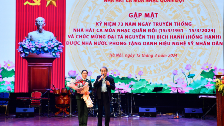 Nhà hát ca múa nhạc quân đội gặp mặt 73 năm ngày truyền thống (15/03/2024)
