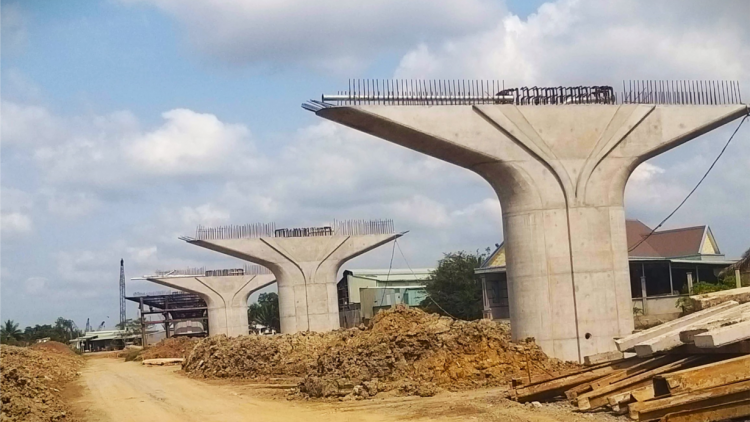Long An chạy nước rút thi công nhiều hạng mục Vành đai 3 trước mùa mưa  (1/3/2024)
