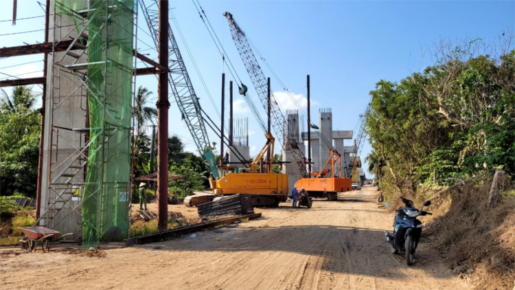 Tháng Tư trên công trình cầu Rạch Miễu 2 (17/04/2024)