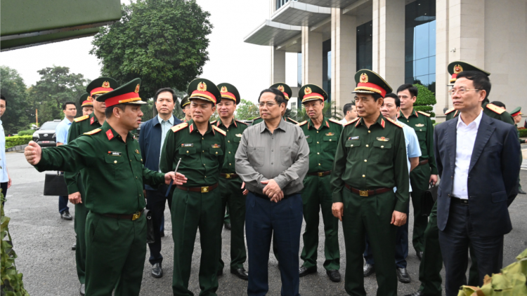 Thủ tướng Phạm Minh Chính làm việc với Tập đoàn Công nghiệp Viễn thông Quân đội (Viettel) (09/04/2024)