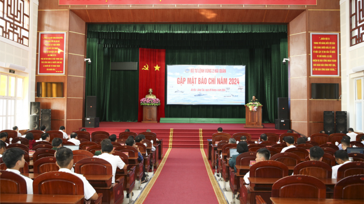 Báo chí đồng hành, phối hợp chặt chẽ với bộ đội Vùng 2 Hải quân (5/4/2024)