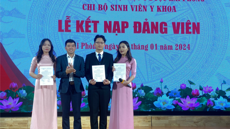Đại học Y Dược Hải Phòng- Điểm sáng phát triển Đảng trong sinh viên (09/4/2024)