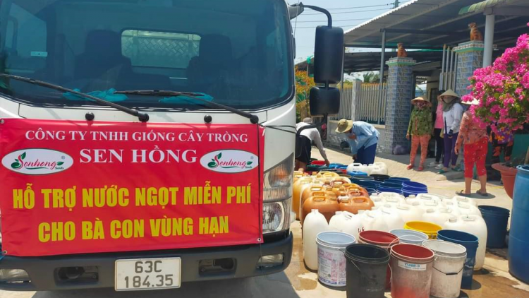 Tiền Giang: Tiếp tục đưa nước sạch hỗ trợ người dân vùng khó khăn. (14/4/2024)