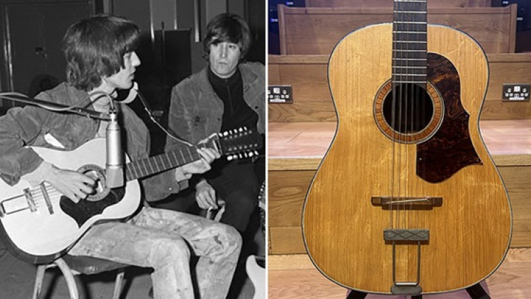 930 món đồ âm nhạc trong đó có cây đàn guitar thất lạc của John Lennon sẽ được bán đấu giá ở New York (22/5/2024)