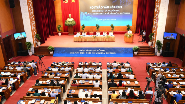 Hội thảo Văn hóa 2024: Phát triển thiết chế văn hóa và thể thao đáp ứng yêu cầu hội nhập (12/5/2024)