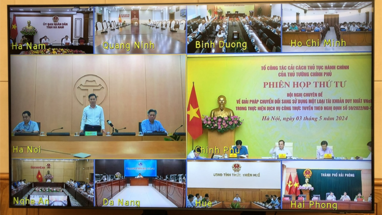 Phiên họp thứ 4, Tổ công tác cải cách thủ tục hành chính của Thủ tướng Chính phủ (03/5/2024)