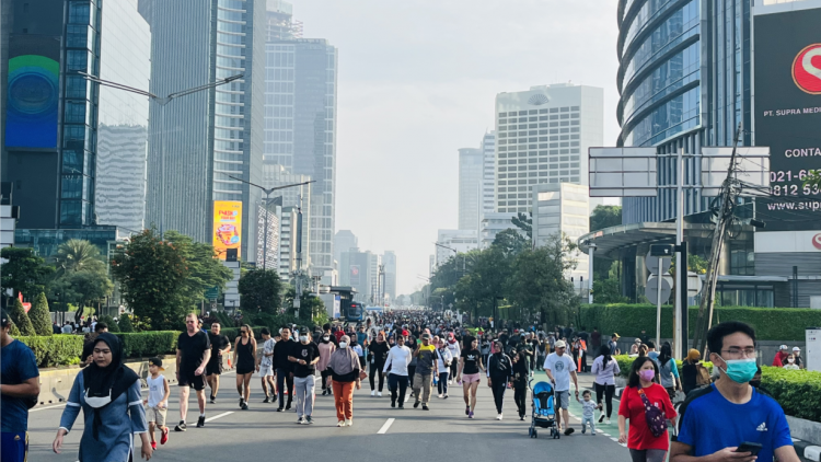 Jakarta: Thử thách đi bộ 7.500 bước mỗi ngày cải thiện chất lượng không khí (09/6/2024)