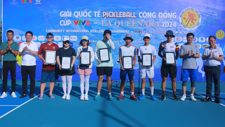120 vận động viên trong và ngoài nước tranh tài tại Giải quốc tế Pickleball cộng đồng (14/6/2024)