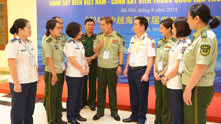Hội đàm chia sẻ kinh nghiệm trong thực hiện Công tác Đảng-Công tác Chính trị giữa Cảnh sát biển Viêt Nam- Trung Quốc (27/08/2024)