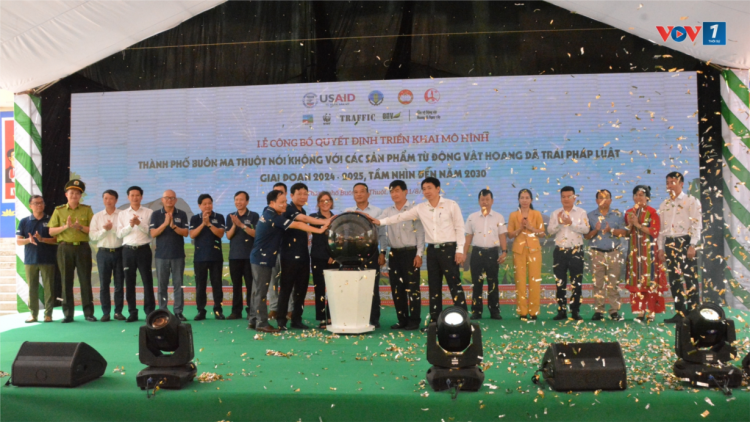 Thành phố Buôn Ma Thuột nói không với các sản phẩm từ động vật hoang dã (11/08/2024)
