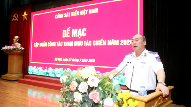 Cảnh sát biển Việt Nam: Phát huy tinh thần 3 không về quân sự - quốc phòng (31/07/2024)