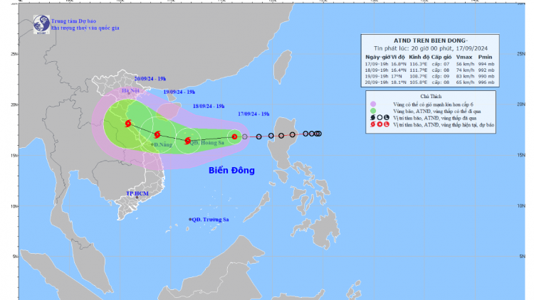 THỜI SỰ 21H30 ĐÊM 17/09/2024: Áp thấp nhiệt đới diễn biến phức tạp, có khả năng gây mưa trên diện rộng tại các tỉnh Miền Trung