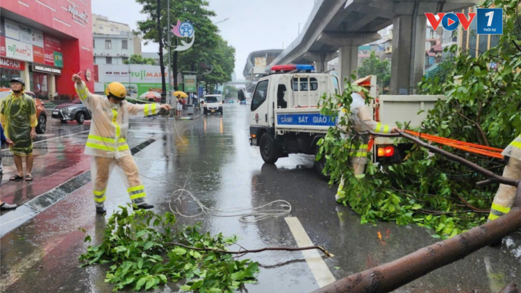 Công an Hà Nội chủ động ứng phó với bão số 3 (07/9/2024)