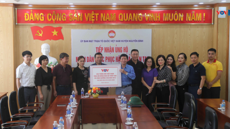 Đài Tiếng nói Việt Nam ủng hộ đồng bào thiên tai tại Nguyên Bình, Cao Bằng (19/09/2024)