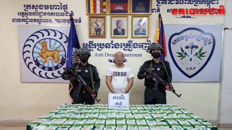 Chỉ trong tháng 8, Campuchia bắt giữ hơn một nghìn đối tượng liên quan đến ma túy (01/9/2024)