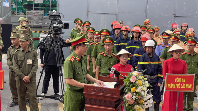 Diễn tập phương án chữa cháy tại công ty lớn nhất tỉnh Bắc Ninh (27/09/2024)