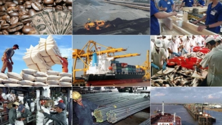Trong số 30 nền kinh tế xuất nhập khẩu hàng đầu của WTO, Việt Nam là quốc gia duy nhất đạt mức tăng trưởng xuất nhập khẩu ấn tượng trong năm qua. (Thời sự trưa 9/4/2016)