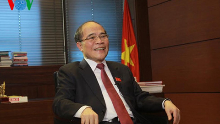 Phỏng vấn Chủ tịch Quốc hội Nguyễn Sinh Hùng về những giá trị to lớn và bài học kinh nghiệm của cuộc Tổng tuyển cử ngày 6/1/1946 đối với hoạt động của Quốc hội trong thời kỳ đất nước đổi mới hiện nay. (Thời sự chiều 06/01/2016)